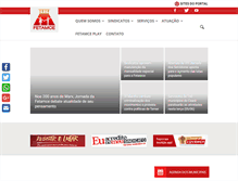 Tablet Screenshot of fetamce.org.br